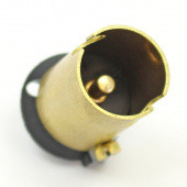 153s: Brass Bulb Holder - BA15S, BA15D & BAY15D - Single contact parallel pin BA15S from £20.95 each