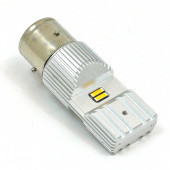 BA21SLED-H25YTR: Yellow premium 6, 12 & 24V LED Head and Spot lamp - BA21S (single contact) base from £23.52 each