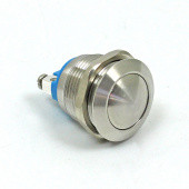 EX588: Push button dash switch - Nickel plated brass body from £11.61 each